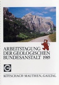 Cover: Arbeitstagung 1985 der Geologischen Bundesanstalt - GeoSphere Austria