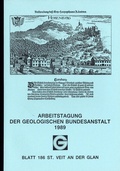 Cover: Arbeitstagung 1989 der Geologischen Bundesanstalt - GeoSphere Austria