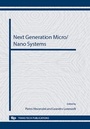 Cover: Next Generation Micro/Nano Systems - Trans Tech Publications Ltd