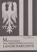 Cover: Mitteilungen des ober&ouml;sterreichischen Landesarchivs / Mitteilungen des ober&ouml;sterreichischen Landesarchivs - Ober&ouml;sterreichisches Landesarchiv