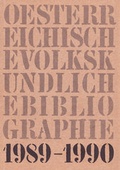 Cover: &Ouml;sterreichische Volkskundliche Bibliographie - &Ouml;sterreichisches Museum f&uuml;r Volkskunde