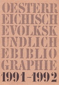 Cover: &Ouml;sterreichische Volkskundliche Bibliographie / &Ouml;sterreichische Volkskundliche Bibliographie - &Ouml;sterreichisches Museum f&uuml;r Volkskunde