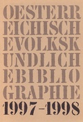 Cover: &Ouml;sterreichische Volkskundliche Bibliographie - &Ouml;sterreichisches Museum f&uuml;r Volkskunde