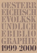 Cover: &Ouml;sterreichische Volkskundliche Bibliographie - &Ouml;sterreichisches Museum f&uuml;r Volkskunde