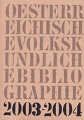 Cover: &Ouml;sterreichische Volkskundliche Bibliographie - &Ouml;sterreichisches Museum f&uuml;r Volkskunde