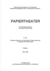 Enlarge image Cover: Papiertheater - Österreichisches Museum für Volkskunde