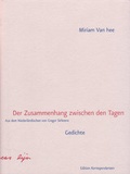 Cover: Der Zusammenhang zwischen den Tagen - Edition Korrespondenzen