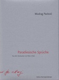 Cover: Paradiesische Spr&uuml;che - Edition Korrespondenzen