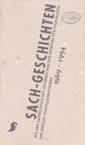 Cover: Sach-Geschichten - &Ouml;sterreichisches Museum f&uuml;r Volkskunde