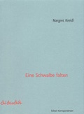 Cover: Eine Schwalbe falten - Edition Korrespondenzen