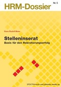 Cover: Stelleninserat - SPEKTRAmedia J&uuml;rg Studer