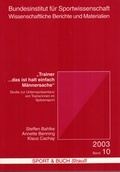 Cover: Trainer ... das ist halt einfach M&auml;nnersache - Sportverlag Strau&szlig;