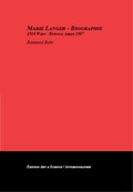 Cover: Marie Langer - Biographie - Edition Art & Science