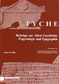 Cover: Tyche - Band 23 - Holzhausen Verlag