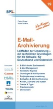 Cover: E-Mail Archivierung - BPX Edition Dalla Vecchia