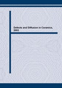Enlarge image Cover: Defects and Diffusion in Ceramics - Trans Tech
