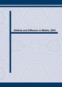 Cover: Defects and Diffusion in Metals - Trans Tech