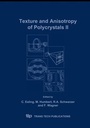 Cover: Texture and Anisotropy of Polycrystals II - Trans Tech