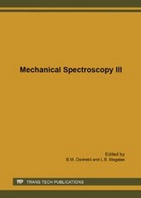 Abbildung von: Mechanical Spectroscopy III - Trans Tech
