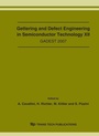 Cover: Gettering and Defect Engineering in Semiconductor Technology XII - Trans Tech Publications Ltd
