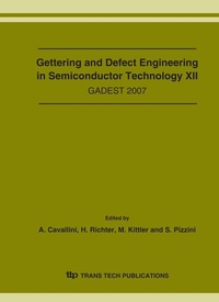 Enlarge image Cover: Gettering and Defect Engineering in Semiconductor Technology XII - Trans Tech Publications Ltd