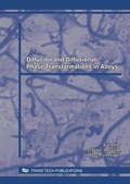 Cover: Diffusion and Diffusional Phase Transformations in Alloys - Trans Tech Publications Ltd