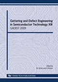 Cover: Gettering and Defect Engineering in Semiconductor Technology XIII - Trans Tech Publications Ltd