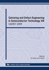 Enlarge image Cover: Gettering and Defect Engineering in Semiconductor Technology XIII - Trans Tech Publications Ltd