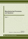 Cover: Manufacturing Processes and Systems - Trans Tech Publications Ltd