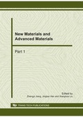 Cover: New Materials and Advanced Materials - Trans Tech Publications Ltd