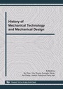Cover: History of Mechanical Technology and Mechanical Design - Trans Tech Publications Ltd