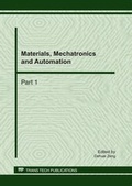 Cover: Materials, Mechatronics and Automation - Trans Tech Publications Ltd