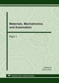 Enlarge image Cover: Materials, Mechatronics and Automation - Trans Tech Publications Ltd