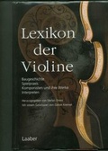 Cover: Lexikon der Violine - Laaber-Verlag
