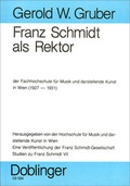 Cover: Studien zu Franz Schmidt / Franz Schmidt als Rektor - Doblinger