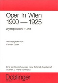 Cover: Studien zu Franz Schmidt / Oper in Wien 1900-1925 - Doblinger