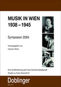 Cover: Studien zu Franz Schmidt / Musik in Wien 1938-1945 - Doblinger