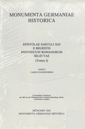 Cover: Epistolae saeculi XIII e regestis pontificum Romanorum selectae 1 - Monumenta Germaniae Historica