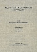 Cover: Die Admonter Briefsammlung - Monumenta Germaniae Historica
