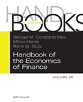 Cover: Handbook of the Economics of Finance - North-Holland
