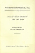 Cover: Otloh von St. Emmeram, Liber visionum - Monumenta Germaniae Historica