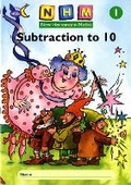 Cover: New Heinemann Maths Year 1, Subtraction to 10 Activity Book (single) - Heinemann