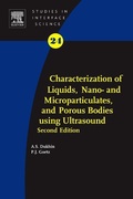Cover: Characterization of Liquids, Nano- and Microparticulates, and Porous Bodies using Ultrasound: Volume 24 - Elsevier