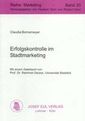 Cover: Erfolgskontrolle im Stadtmarketing - Josef Eul Verlag