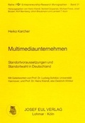 Cover: Multimediaunternehmen - Josef Eul Verlag