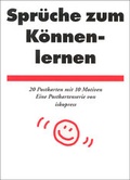 Cover: Spr&uuml;che zum K&ouml;nnenlernen - iskopress