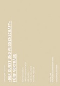 Cover: &laquo;Der Kunst und Wissenschaft&raquo; - edition fink