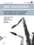 Cover: Intermediate Jazz Conception Alto & Baritone Saxophone - advance music