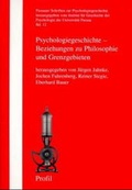 Cover: Psychologiegeschichte - Beziehung zu Philosophie und Grenzgebieten - Profil Verlag
