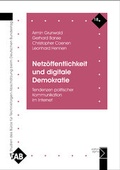 Cover: Netz&ouml;ffentlichkeit und digitale Demokratie - edition sigma
